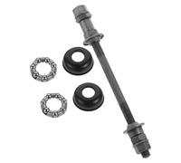 CALLARON Eje Trasero Bicicleta Montaña Sólido 180 Mm Gris Rodamientos de Buje para Rueda Trasera, Eje Grueso 9,5 Mm Compatible para Uso en Ciclismo de Montaña y Senderismo