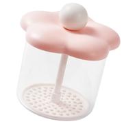 CALLARON Espumante Facial Manual Portátil para Cuidado la Piel Burbujeador de Limpieza Facial Rosa Compacto Generador de Burbujas y Mousse Limpiador de Viaje