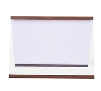 CALLARON Estante Magnético para Fotos y Marcos Adhesivos Soporte de Madera Duradero, para Exhibir Dibujos y Pinturas en Espacios Interiores