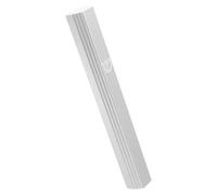 CALLARON Estuche de Mezuzá Judío de Aleación de Aluminio Plateado sin Agujeros, 12,5 Cm, Soporte Adhesivo para Pergamino, Decoración Tradicional y Espiritual para Puertas de Hogares Judíos