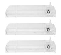 CALLARON Expositor de Cigarrillos Útil 3 Piezas 24 Cm Empujador Automático Doble Lado Estante Compacto Durable para Tienda y Automóvil Práctico para Organizar Adulto