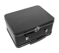 CALLARON Fiambrera Retro de Hojalata con Asa Portátil y Cierre Hermético, Caja Metálica Rectangular para Almacenamiento y Actividades al Aire Libre