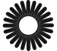 CALLARON Funda para manija de grifo de agua, cubierta de manija de válvula de bola, PVC negro plano, 20 piezas, instalación rápida, para uso industrial