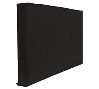 CALLARON Funda Protectora para TV Exterior 600d con PVC | Cierre de Gancho y Bucle, Bolsillo para Mando, Tapa Inferior, Film Transparente, para LED y Pantallas Planas