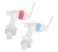 CALLARON Grifo con Botón Pulsador de Plástico Dispensador de Agua Fría y Caliente Diseño de Flujo y Fácil para Dispensador de Bebidas en Oficina y Escuela