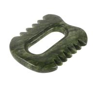 CALLARON Gua Sha Massage Comb Natural Jade Hair Scalp Massager Tool Versatile Gua Sha Comb For Full Body Relaxation And Scalp Care Reliable Massage Device For Home And Travel