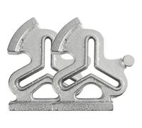 CALLARON Guías de Costura Metálicas 2 Piezas para Máquina de Coser, Regla de Acolchado Duradera, Calibre de Posicionamiento para Patchwork y Manualidades de Tela