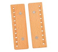 CALLARON Hebillas Magnéticas de Madera para Bolsos DIY, Adorno Decorativo, Cierres Rectangulares Imán Potente, Material Duradero, Accesorio para Manualidades y Equipaje, Color Claro, Par 2