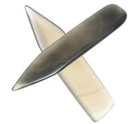 CALLARON Herramientas de Pulido de Ágata para Joyas, Cuchillo para Mantenimiento de Bisutería, 2 Piezas de 7 Cm, Profesional, Portátil, para Anillos y Pulsera en Joyería Estilo Aleatorio