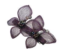 CALLARON Horquilla de Cristal Mariposas Pasador Cabello de Resorte Accesorio Cabello para Niñas para Ceremonias de Boda y Eventos de Temporada