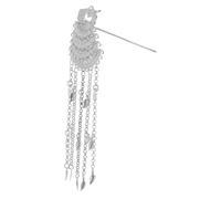 CALLARON Horquilla de Estilo Retro con Borla Larga Accesorio Cabello Pinza Cabello Vintage Hecha Mano para Mujeres para Recogido Estilo Farol