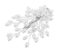 CALLARON Horquilla De Perlas Para Novias y De Honor Accesorio Floral Elegante Para Bodas Clips De Pelo Decorativos Para Mujeres y