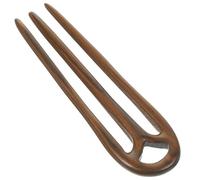 CALLARON Horquilla de Sándalo Cabello Clip Triple, Peine Lateral de Madera Adecuado para Graduaciones y Recitales, Accesorio Vintage para Moños