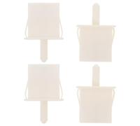 CALLARON Interruptor de Luz de Puerta para Refrigerador Plástico Blanco 4 Piezas Interruptor de Luz Activado por Puerta Normalmente Cerrado para Refrigerador y Horno