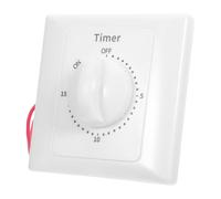 CALLARON Interruptor Temporizador de 15 Minutos Diseño de Superficie Ahorro de Energía y Control de Cuenta Regresiva Preciso para Ventiladores de Techo y Calefactores para Cocina