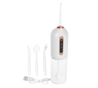 CALLARON Irrigador Oral Portátil Recargable con Tanque Telescópico Limpiador Dental Inalámbrico Mini para Adultos y Cuidado Bucal para Viaje y Hogar