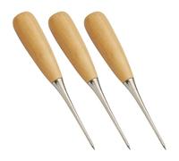 CALLARON Juego de 3 Punzones Perforadores para Manualidades de Bricolaje, Mango Sólido y Cómodo de Material Sintético, Adecuado para Patchwork y Costura