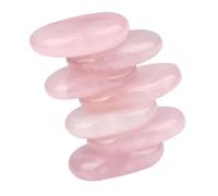 CALLARON Junta De Masaje De Jade Natural Para Física y Cuidado Facial Herramienta De Multi-funcional Para Masajes Cuello y Espalda Accesorio Decorativo Rosa