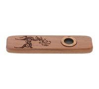 CALLARON Kazoo de Madera de Nogal para Amantes Música Diafragma de Flauta, Valor Artístico Único y Estilos Musicales Versátiles para Juegos Padre E Hijo