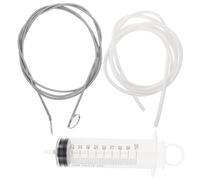 CALLARON Kit Desatascador de Drenaje para Coche 3 Piezas con Cepillo Flexible, Manguera Resistente y Herramienta para Limpieza de Tuberías de Desagüe de Techo Corredizo, Adecuado