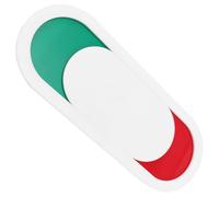 CALLARON Letrero de Puerta Corrediza 10x4 Cm Señal de Ocupado Plástico Color Claro sin Texto para Oficina, Baño y Sala de Reuniones, Indicador de Privacidad Práctico y Fácil de Usar