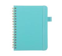 CALLARON Libreta de Direcciones Pequeña con Índice Alfabético Páginas para Teléfonos Emails y Notas Cubierta Resistente Azul Claro Portátil y Duradera