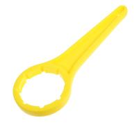 CALLARON Llave para Tapa de Cubo Plástico 20-30l Amarilla, Herramienta Ergonómica para Abrir Bidones y Cubos de Pintura, Abridor Multifuncional para Tapas de Barril, Uso Industrial