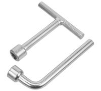 CALLARON Llave triangular de acero inoxidable para tornillos en cajas de máquinas, 2 piezas, diseñada para entornos industriales y control de equipos
