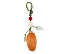 CALLARON Llavero De Maíz Chino De Madera Colgante Decorativo Para Claves y Mochilas Accesorio Chic De Feng Shui Que Simboliza Riqueza y Buena Fortuna