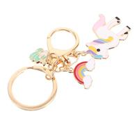 CALLARON Llavero de Unicornio Decorativo para Coche y Bolso, Ligero de Aleación Rosa Dijes Encantadores, Adecuado para Colgar en Llaves y Mochilas