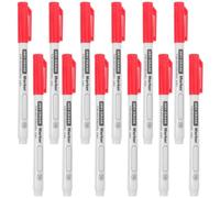 CALLARON Marcadores Borrables en Seco para Pizarra Punta Fina 1,0 MM Rojo Set de 12 Piezas para Oficina y Escritura Escolar