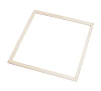 CALLARON Marco de Madera Maciza Flexible sin Terminar 50x50 Cm Acabado Rústico Natural para y Adecuado para Galería o
