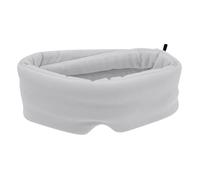 CALLARON Máscara para los ojos totalmente obstruida Hombres apagón antifaz para dormir contorneado ojo oscuro acolchado sombra de ojos para dormir máscara para dormir algodón Gris claro