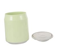 CALLARON Mini Bote de Basura de Plástico Pequeño Tapa, Papelera de Mesa para Oficina y Escritorio, Cubo de Basura Portátil Verde para Hogar y Viaje, Papelera Compacta para Reciclaje