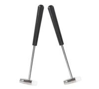 CALLARON Mini Martillo de Reparación de Relojes Multifunción, Aleación de Hierro y Zinc, para Relojeros y Bricolaje, Portátil para Uso Exterior, 2 Piezas Colores Aleatorios Color Aleatorio
