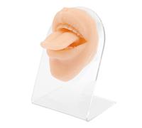 CALLARON Modelo De Lengua De Silicona Molde Para Práctica De Piercings Para Simulación De Perforación De Lengua Talleres De Formación o Exhibiciones De Piercings