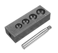 CALLARON Molde de Grafito Durable para Fundición de Lingotes y Esferas Molde Hemisférico para Fabricación de Joyas Artesanía y Fundición Profesional para Metal Vidrio y Cristal Uso