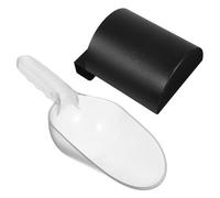 CALLARON Pala para Hielo de Plástico Abs con Gancho Colgante, Juego Multifunción para Cocina y Bar, Pala para Granos y Dulces, Organizador de Cocina Compacto y Resistente Reutilizable