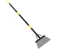 CALLARON Pala para Jardín, Raspador de Césped, Mango Ajustable 127cm, Acero al Carbono y Plástico, para Suelo y Césped, Deshierbe y Retirada de Hielo y Nieve, Jardineros Profesionales