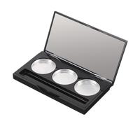 CALLARON Paleta De Sombras De Ojos Vacía Diy 1 Unidad Rectangular Mate Tamaño Compacto Ranura Para Pinceles Paleta Multifuncional Para Maquillaje Portátil De Viaje