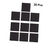 CALLARON Paños de Limpieza de Algodón para Gafas y Pantallas 14x14 Cm 20 Piezas Negros, sin Rayas, Reutilizables, para Teléfonos Inteligentes, Computadoras y Cámaras, Uso Diario y Cuidado