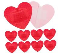 CALLARON Parches Adhesivos Forma De Corazón 25 Uds, Vendajes Portátiles y Elásticos Para Heridas, Adecuados Para Todas Las Edades y Uso En Casa o Excursiones