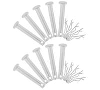 CALLARON Pasadores de Fijación para Andamios Metálicos, Set de 10, Piezas de Retención Resorte, Uso Adaptable en Construcción y Obras Públicas