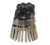 CALLARON Peine De Masaje De Cuerno Natural Para Cabelludo Cepillo Desenredante De Cuerno De Exfoliante Herramienta De Masaje Guasha Peine Raspador Para Diario El Baño