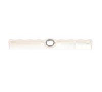 CALLARON Peine Giratorio Ergonómico para Peluquería Profesional en Salón y Hogar, Material Tpr Blanco, Fácil de Limpiar y Minimiza Enganches