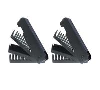 CALLARON Peine Plegable para Hombre Peine de Bolsillo Portátil para Cabello y Barba 2 Piezas Compacto para Viajes y Cuidado Personal Resistente Antielectrostático