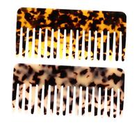 CALLARON Peines Desenredantes Antiestáticos 2 Piezas de Acetato para Cabello Seco y Húmedo para Ducha y Aplicación de Acondicionador
