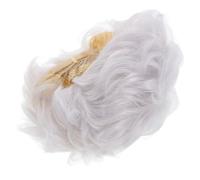 CALLARON Peluca Gris Plateada Para Mujeres Mayores Peluca De Disfraz Con Pelo Sintético Corto Para Cosplay De Abuela o Anciana Cómoda y Realista Para Adultos