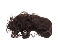 CALLARON Peluca Marrón Larga con Flequillo Peluca Sintética Ondulada de Suave y Duradera para Mujeres para Halloween y Ocasiones Especiales