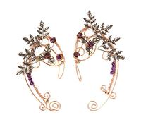 CALLARON Pendientes Vintage De Elegantes Pendientes Colgantes Para Mujer Joyas De Hadas De Clip Sin Perforación Manual